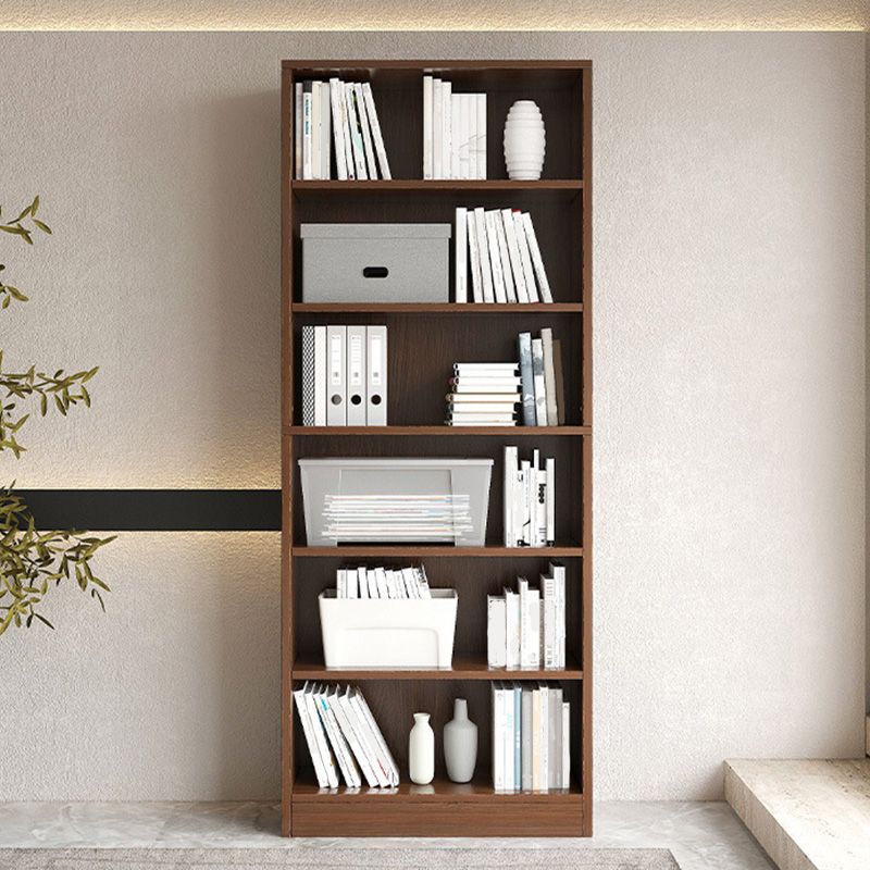 9.5"W Modern Wood Bookshelf Rectangular Shelves Bookcase for Living Room