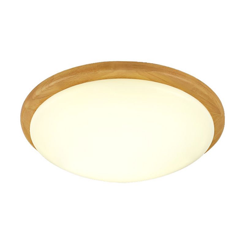 Plafonnier blanc de style japonais pour étude plafonnier acrylique à dôme blanc chaud