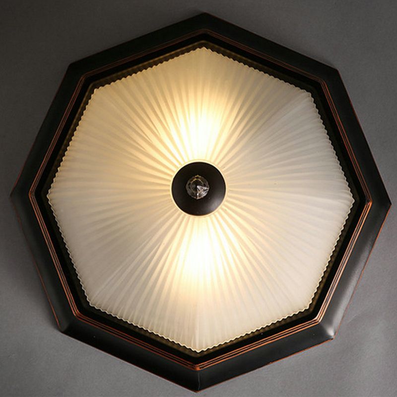 Plafonnier LED traditionnel à 1 lumière pour couloir