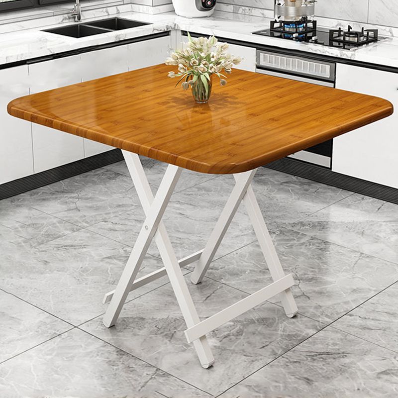 MDF Moderner Square Esszimmertisch Mattes Finish Sockel für Zuhause