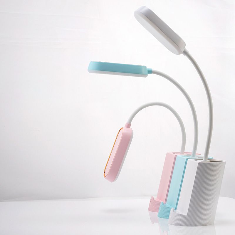 Lampe de table légère de table moderne avec port USB Plastique 1 lampe de table légère