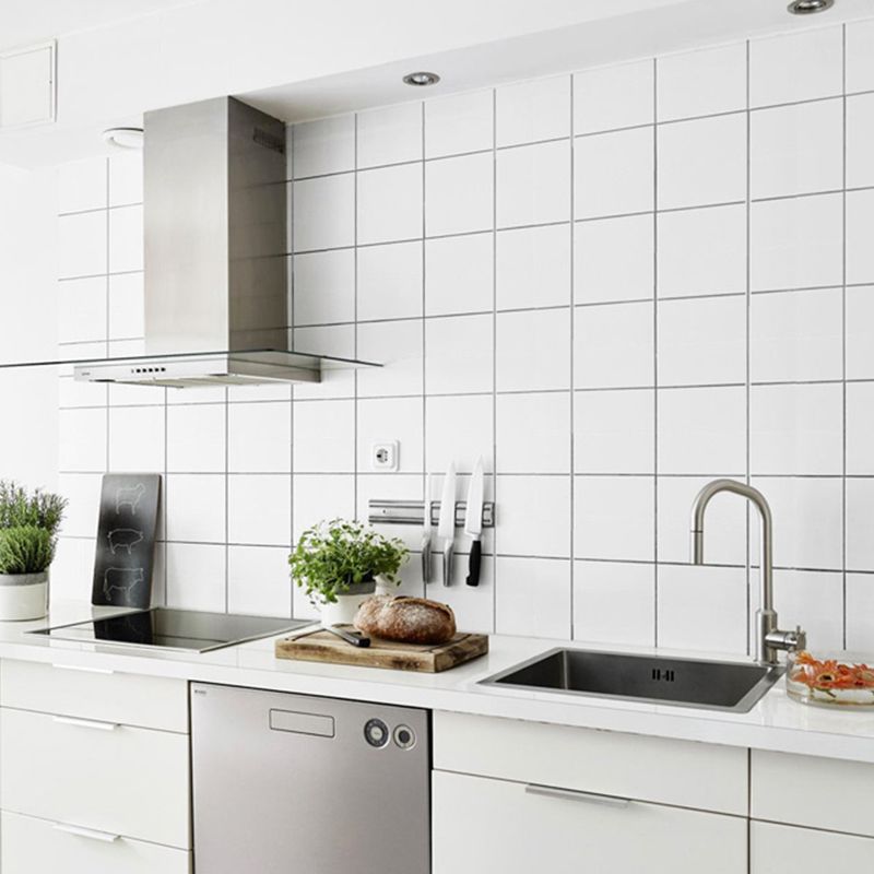 Modern Kitchen Backsplash Tile Waterproof Peel and Stick Mosaic Tile