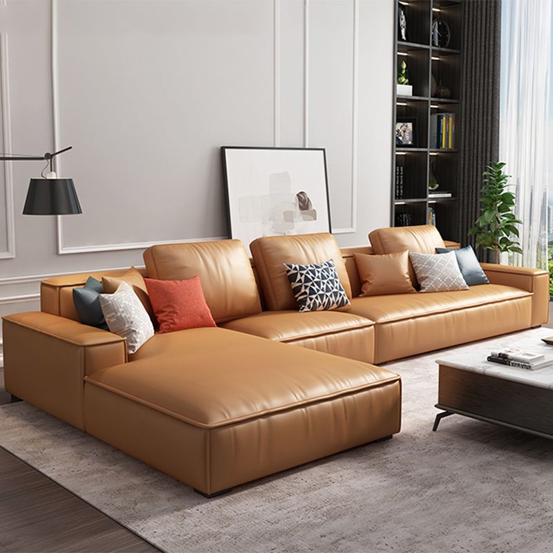 Nordic Style Sofa Bed Sponge/latex Cushion Filled Imitation Leather/sofa