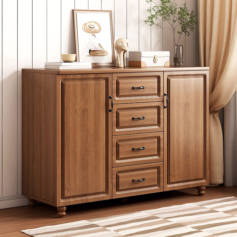 Modern Storage Cabinet Solid Wood Cabinet with Drawer for Home