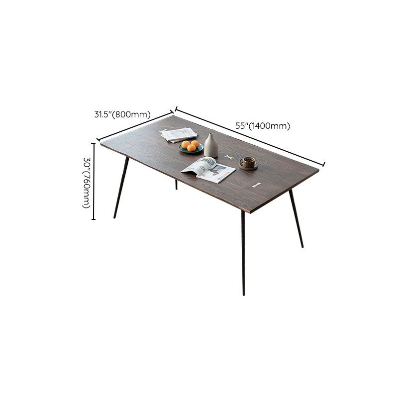 Dining Room Dinner Kitchen Table 4 Legs Oak Solid Wood Dining Table