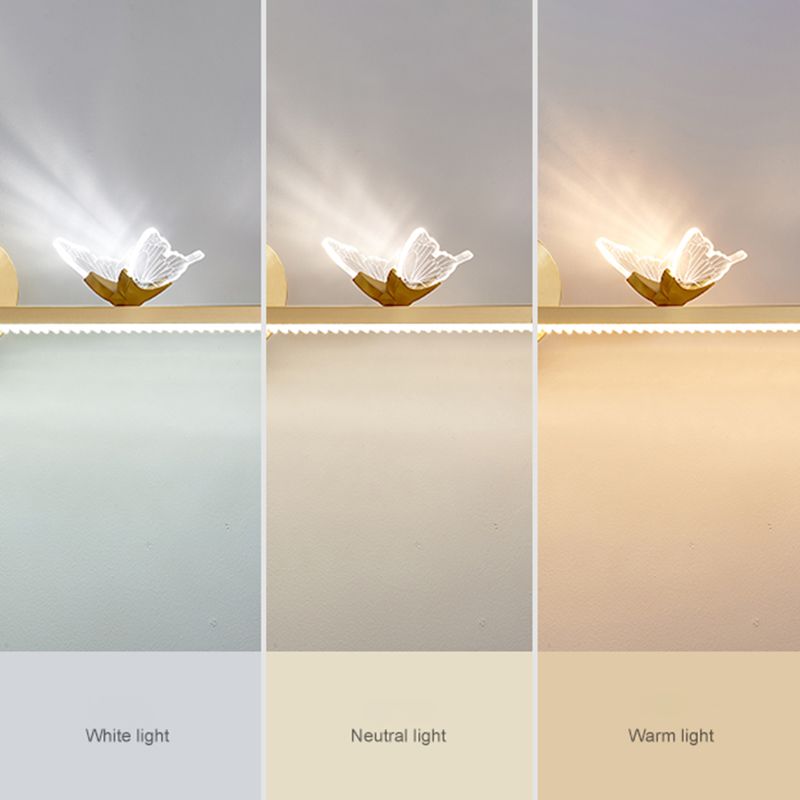 Minimaliste moderne à vanité murale rationalisée Lumières Copper Vanity Wall Lighttures pour salle de bain