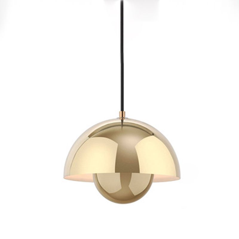 1 Light Iron Pendant Light Nordic Modern Style Macaron Hanging Light for Indoor