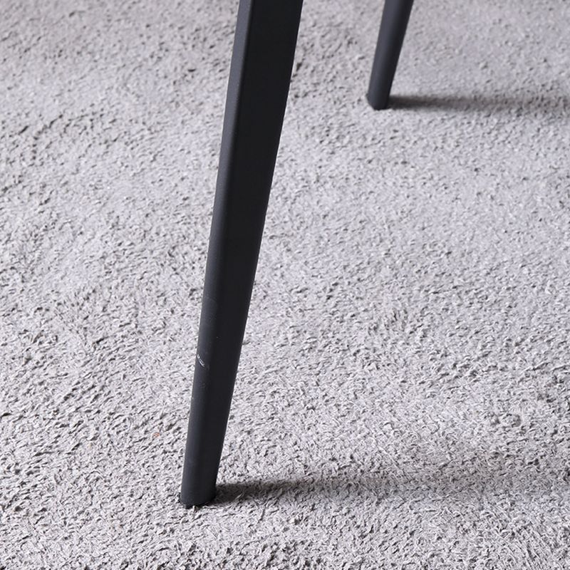 Contemporary Kitchen Dining Side Chair Upholstered Dining Chair in Grey