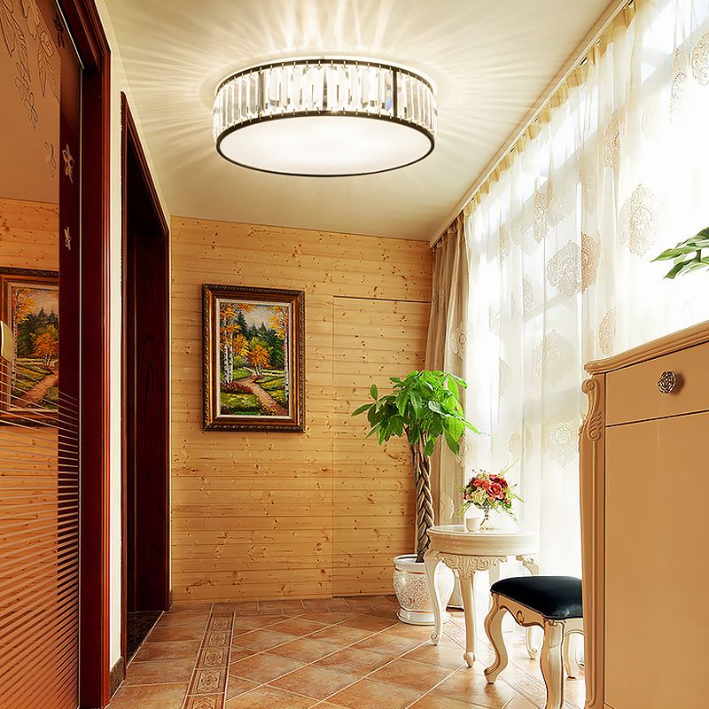 Metal Round Flush Mount Lights Contemporary Style Multi Lights Flush Ceiling Light