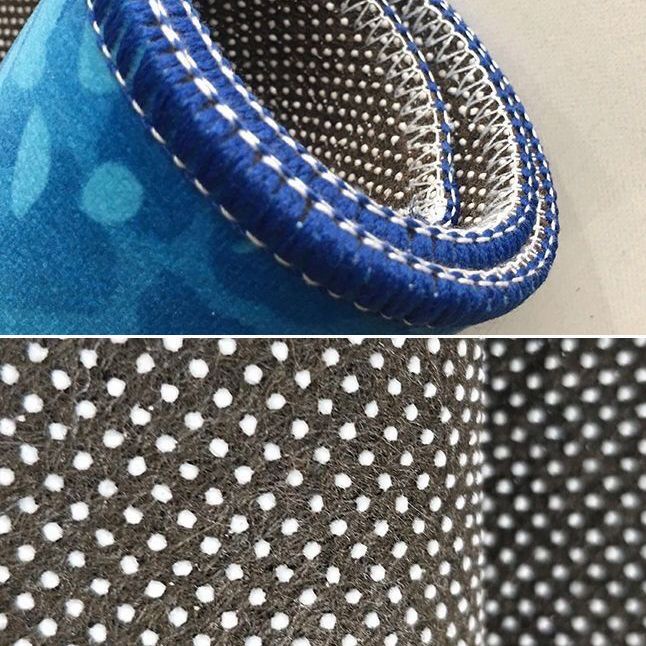 Distressed Victoria Floral Print Rug Shabby Chic Polyester Area Carpet Easy Care Friendly Washable Rug for Living Room