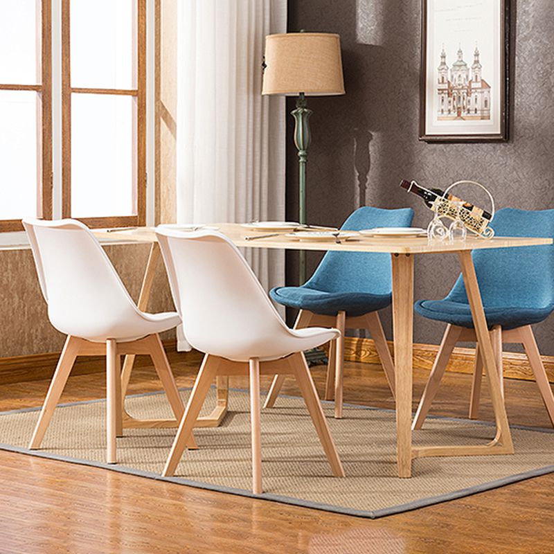 Sedia da sala da pranzo parsons tappezzeria scandinava