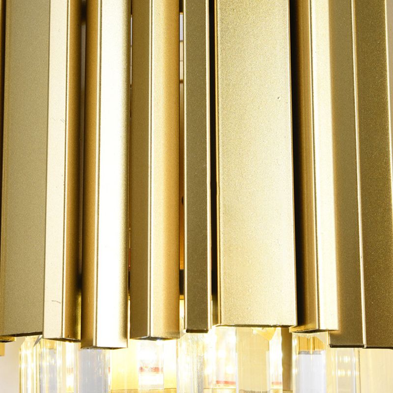 Post-Modern Wall Sconce Metal Sconce Lighting in Gold for Living Room