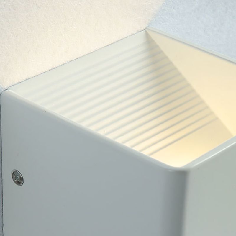 Escalier rectangulaire LED lampe murale Aluminium Macaron Style Mur Washer Applexion