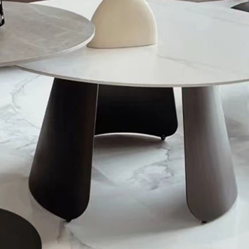 Slate Round Coffee Table No Distressing Modern Nesting Coffee Table Set