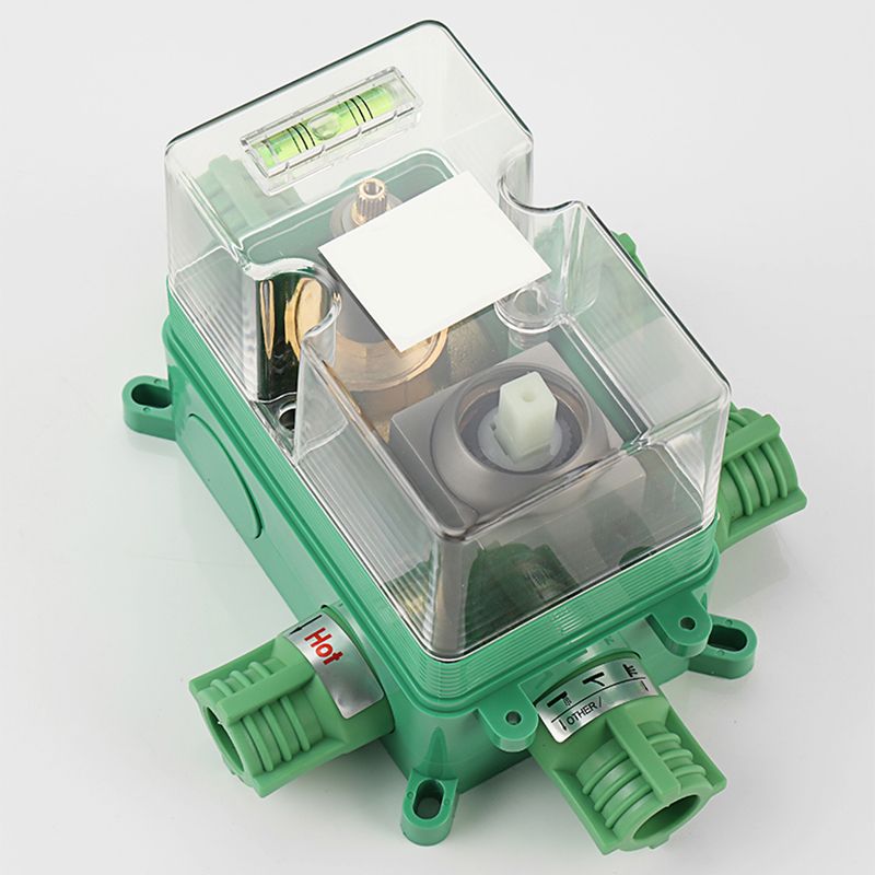 Modern Style Copper Shower System Spot Resist Ceiling Mounted Shower System