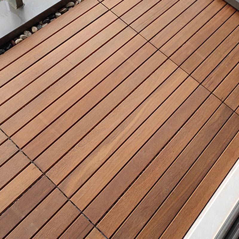 Wood Patio Flooring Tiles Interlocking Waterproof Patio Flooring Tiles