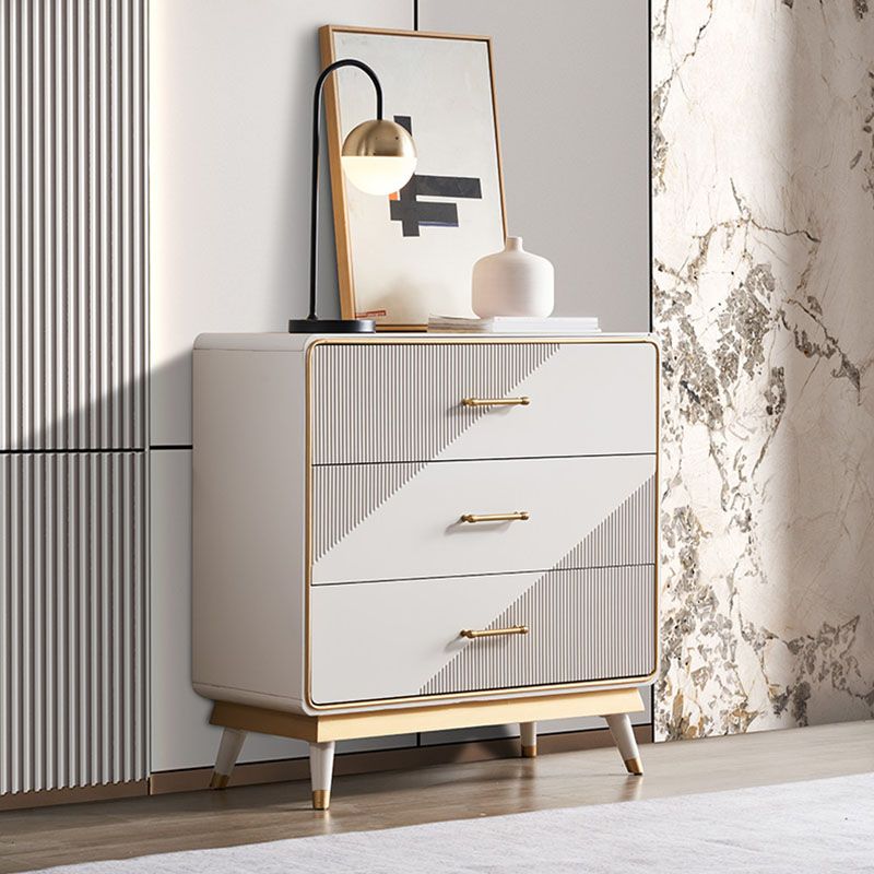 Glam Storage Chest Dresser Stone Storage Chest with 3/5/6 Drawers