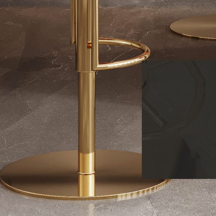 Adjustable Height Bar Stool Leather Backrest Counter Stool for Bristol