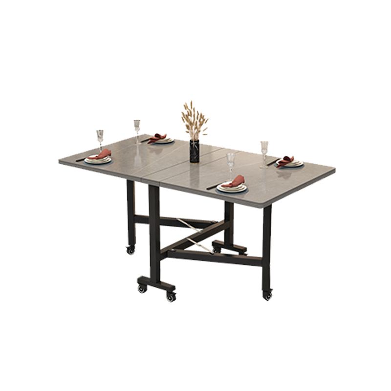 Modern Extendable Table Rectangle Dining Table for Dining Room