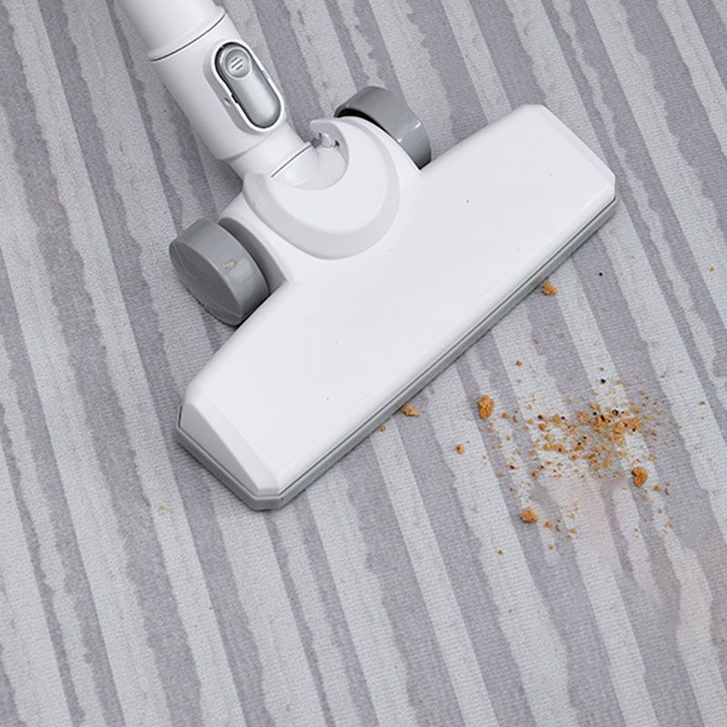 Minimalist Polyester Carpet Stripe Printed Rug Polyester Stain Resistant Area Rug for Living Room