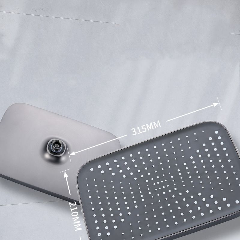 Adjustable Spray Pattern Shower System Valve Included Brass Wall Mounted Shower Combo