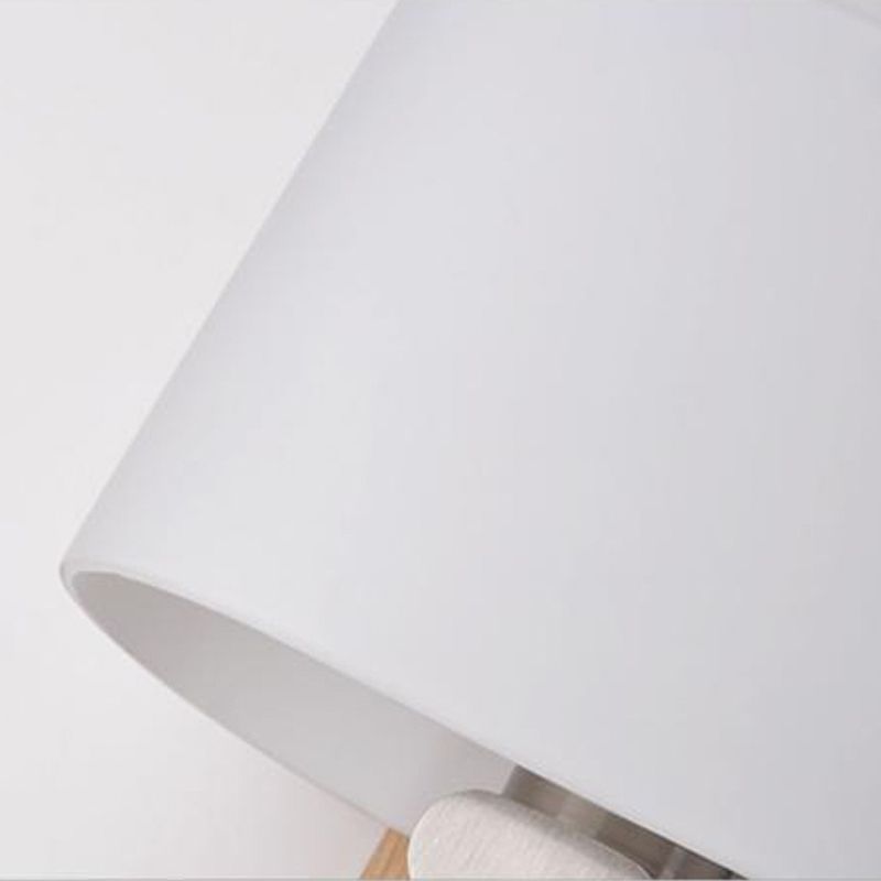 Oval Wall Sconce Lighting Modern Style Wood 2 Lights Wall Mounted Light