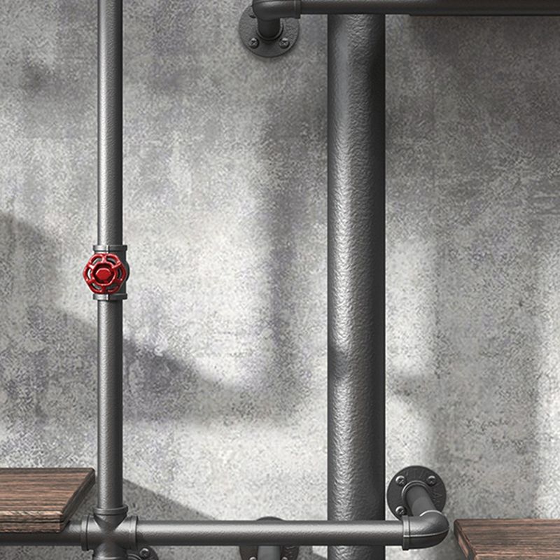 Metall schwimmende Bücherregal Industriestil Wandmontage geschlossenes Rückenregal