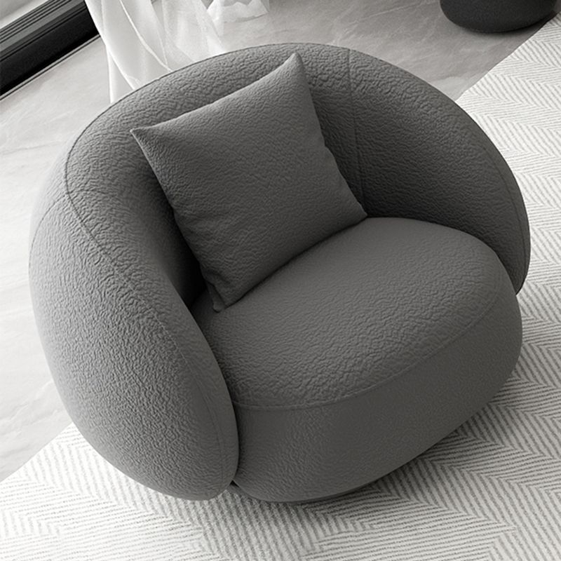Modern Style Sofa with Curved Back and Padded Sponge Seat Sofa