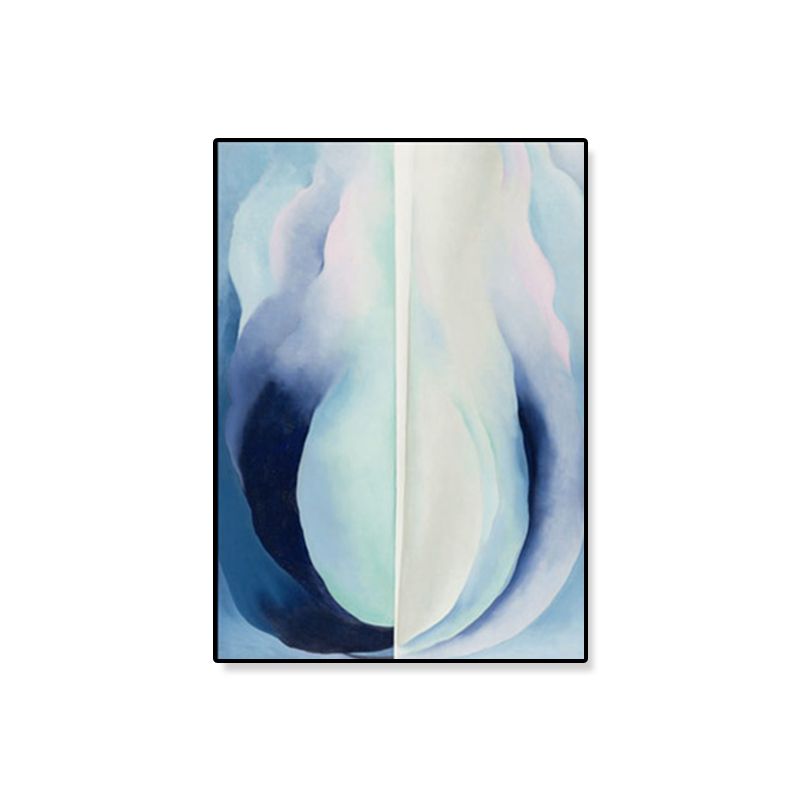 Toile d'art moderne imprimée, peintures de couleur claire, motif ombré, décor mural pour galerie