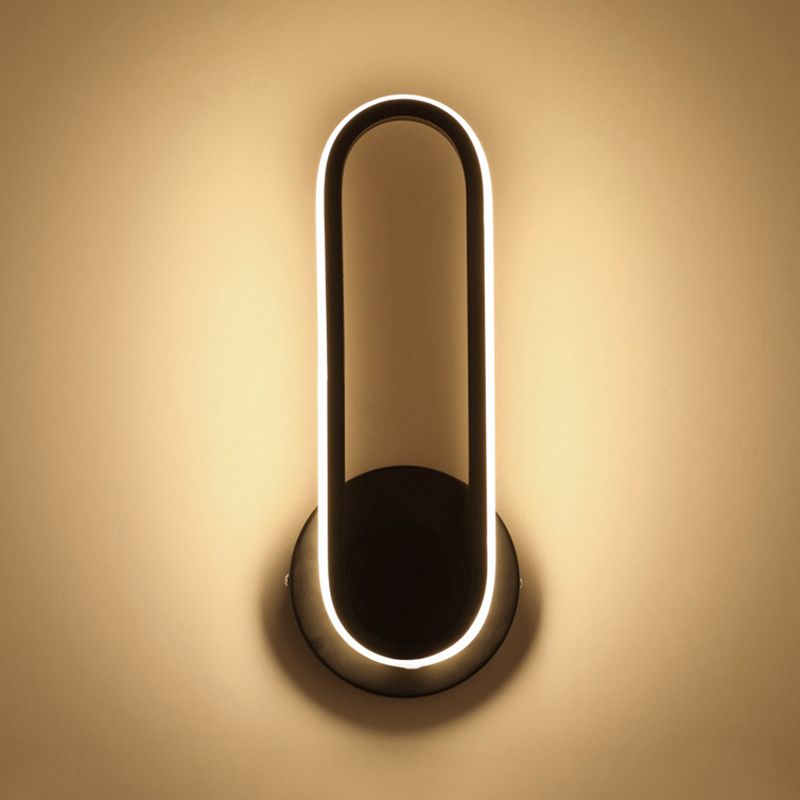 Nordic Style Aluminium Wall Light Geometry Rotatable LED Wall Lamp for Bedroom