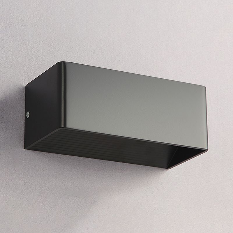 2-Lights Metal Wall Lighting Modern Style Square Shape Wall Mount Light Fixture