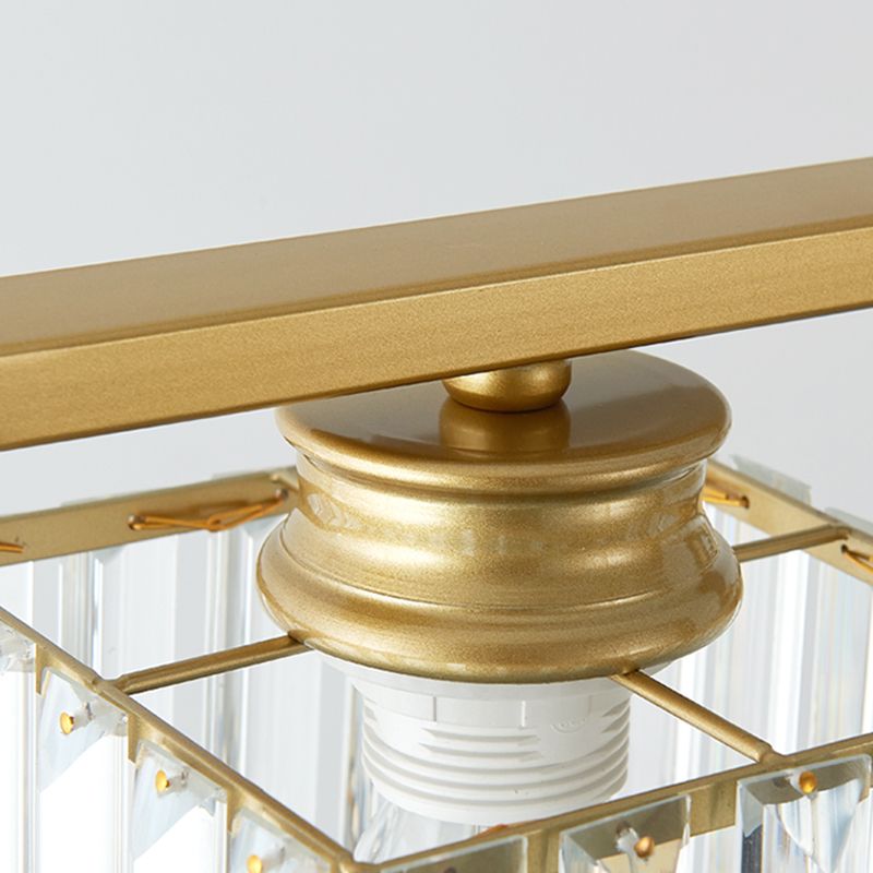 Geometrische Inselbeleuchtung Modernismus Kristallleuchterleuchte für Esszimmer