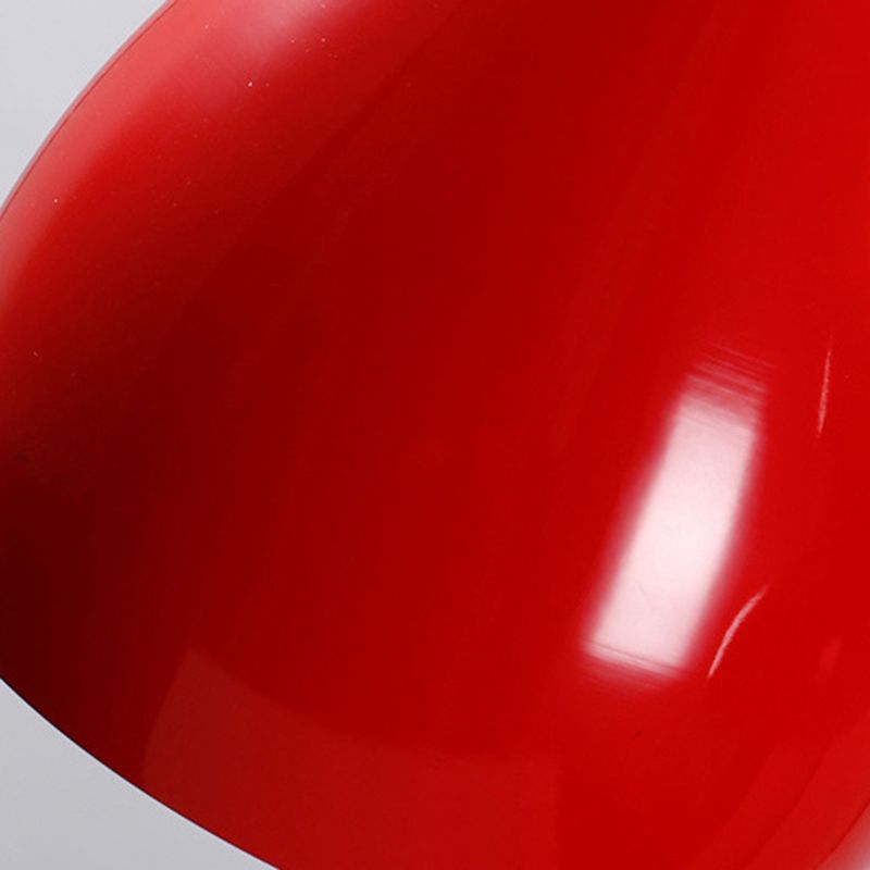 Tränendrop -geformte Decke Anhänger Makkaron Metall 1 Licht Speiseraum Leuchte Leuchte