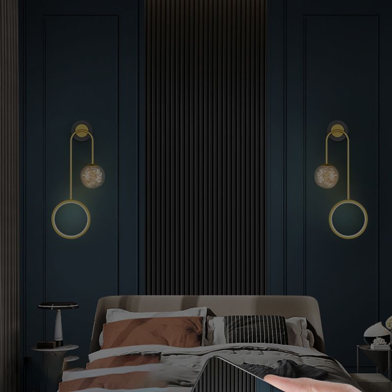 Geometry Shape Metal Wall Lighting Ideas Modern Style Wall Light Fixtures