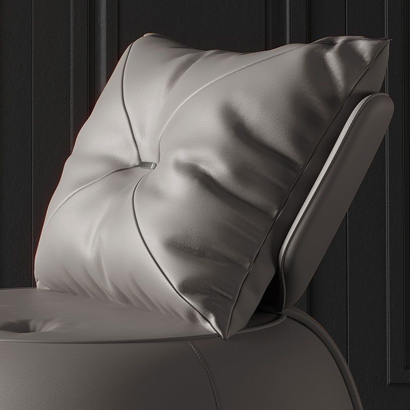 Faux Leather Chair 29.9" L x29.9 W x29.9" H Armless Chair for Living Room