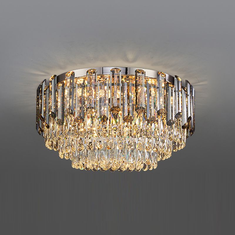 Lámparas de techo empotradas modernas con pantalla de cristal para sala de estar