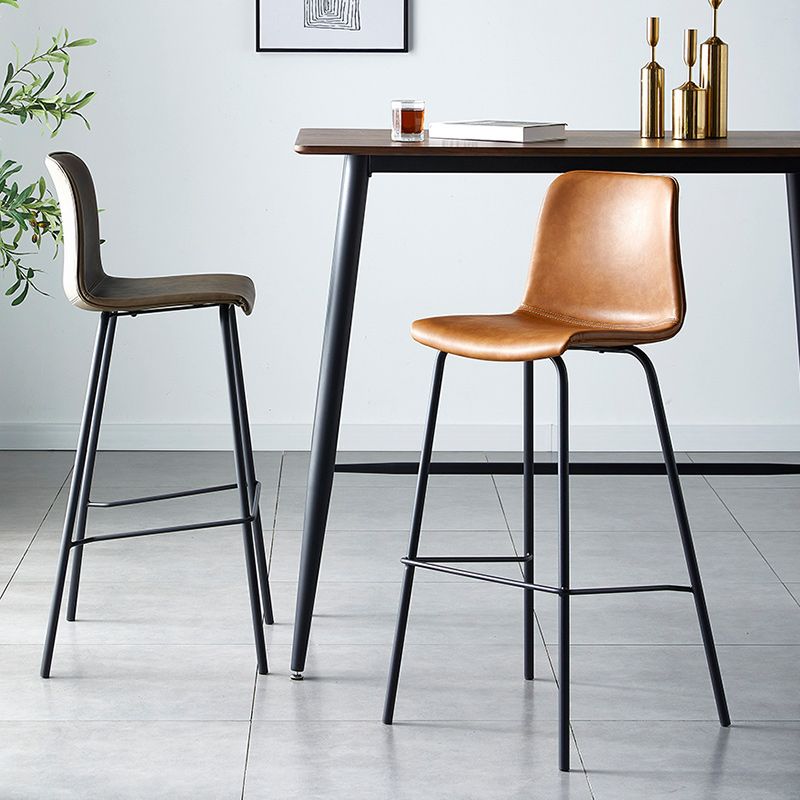 Nordic Style Bar Stool Metal Counter Bar Stool for Restaurant