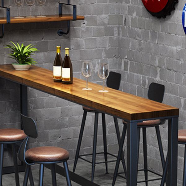 Solid Wood Table Rectangle Dining Table for Kitchen Living Room Coffee Room