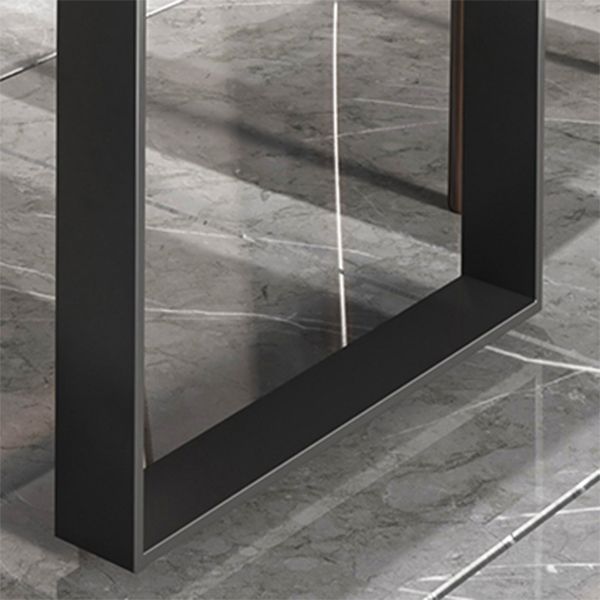 Industrial 1/2/5/7 Pieces Dining Set Solid Wood Top Dinette Set with Black Base