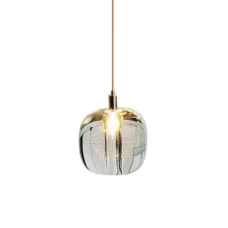 Colorful Glass Hanging Light Modern Pendent Lighting Fixture for Sitting Room