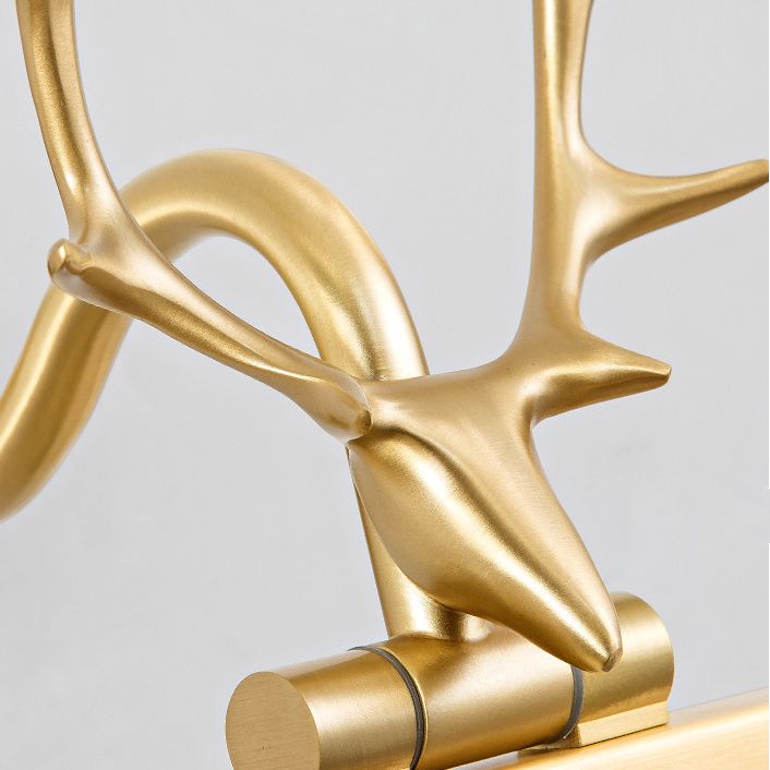 Lineaire vorm Wandverlichting Postmoderne stijl Metal 1 Light SCONCE -lamp voor doucheruimte