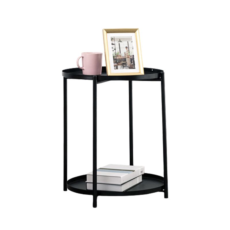 Medieval Modern Style Cocktail Table Multi-color Selection Metal Iron Round Coffee Table