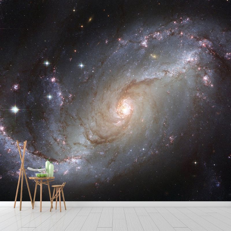 Starry Sky Stain Resistant Mural Washable Wallpaper Sitting Room Wall Mural