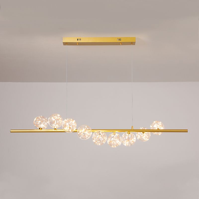 Modern Globe Island Chandelier Lights Glass Chandelier Lighting Fixtures