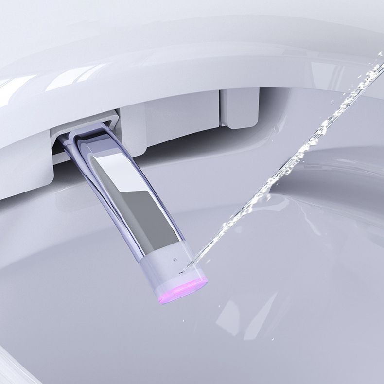 Contemporary 1-Piece Bidet Toilet Wall Mount Toilet Bowl for Washroom