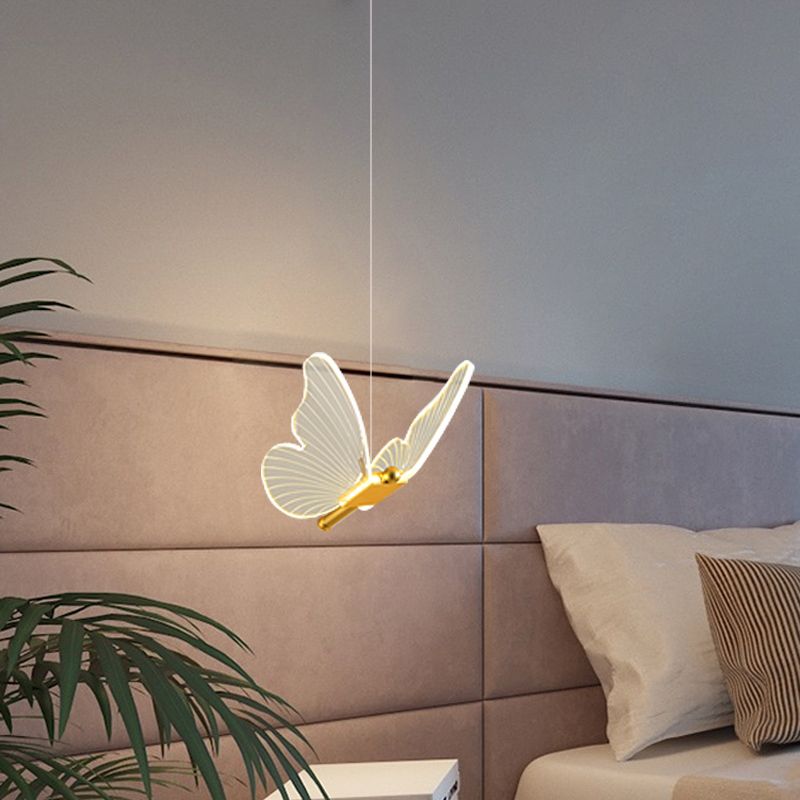 Moderner Stilfeuerleuchten Acryl -Multi -Lichter -Federbeleuchtung