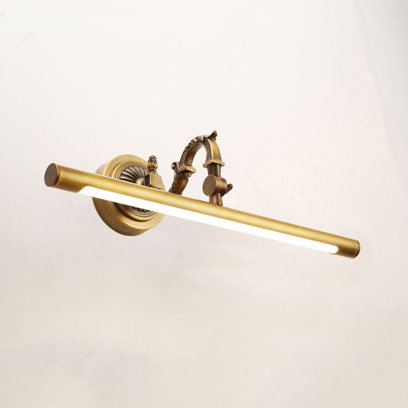 Fidutri di illuminazione da vanità a parete di lussuoso a parete di lusso di metà secolo per il bagno