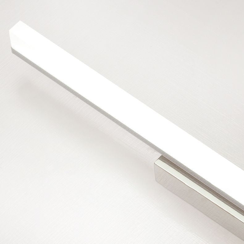Adjustable Light Modern Minimalism Bathroom Vanity Light Linear LED Acrylic Vanity Lights in Chrome