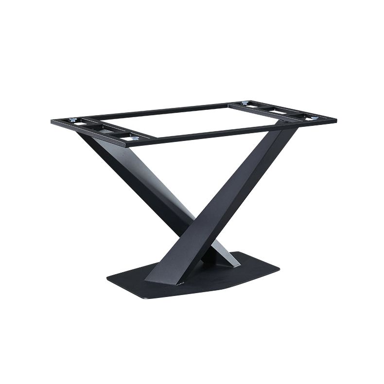 Fixed Sintered Stone Dining Room Set of with Pedestal Base Table Dining Room Furniture for Home