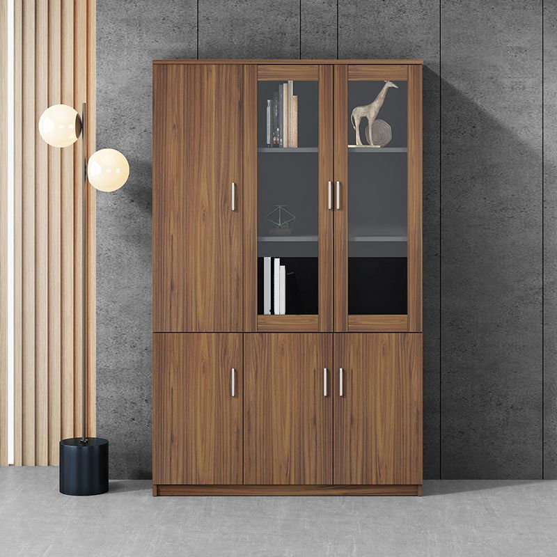 Medieval Modern File Cabinet Wooden Frame Vertical File Cabinet for Office